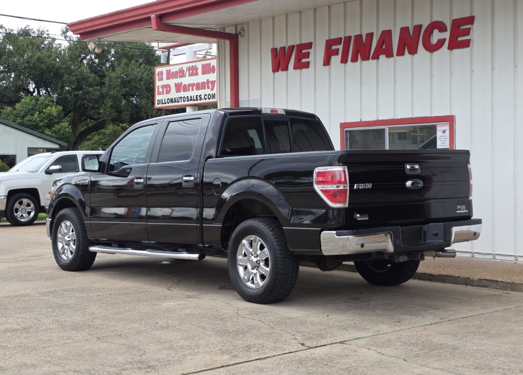 2013 BLACK FORD F-150 CREW CAB PICKUP 4-DR