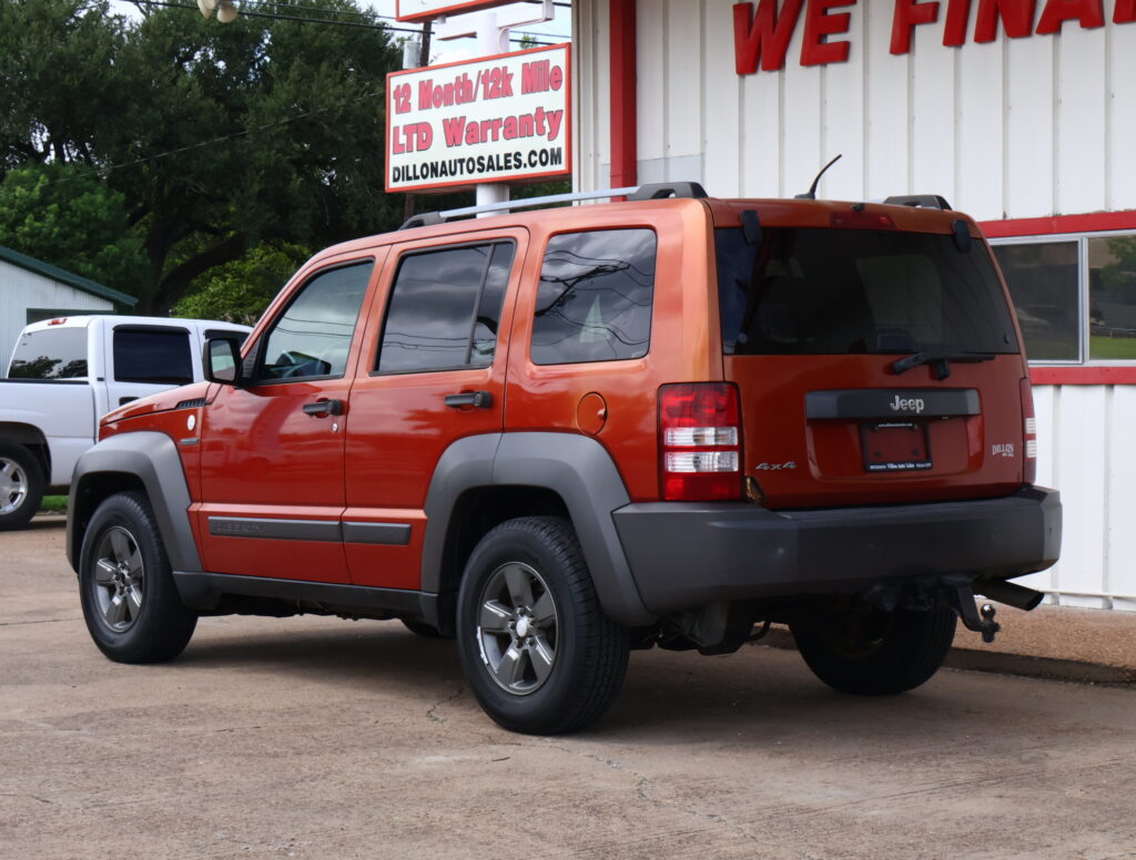 2010 ORANGE JEEP LIBERTY SUV 4-DR