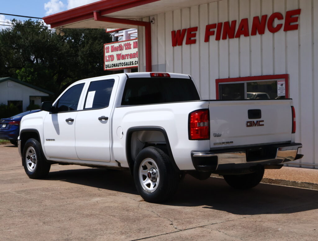 2016 WHITE GMC SIERRA 1500 CREW CAB PICKUP 4-DR