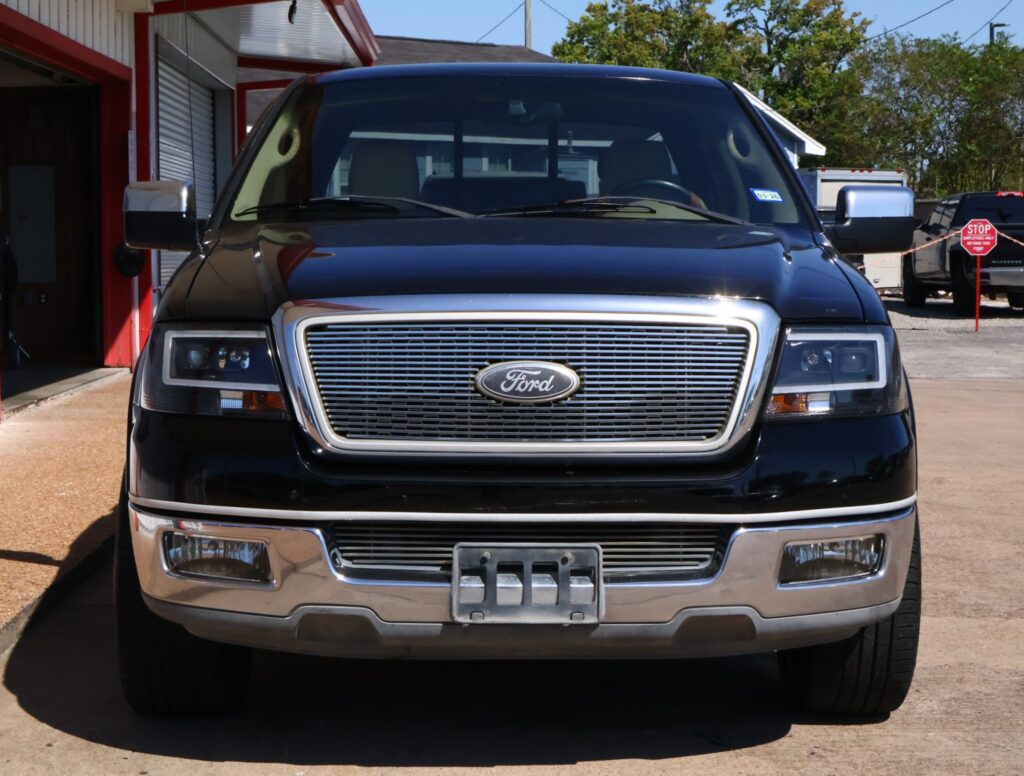 2004 BLACK FORD F-150 CREW CAB PICKUP 4-DR