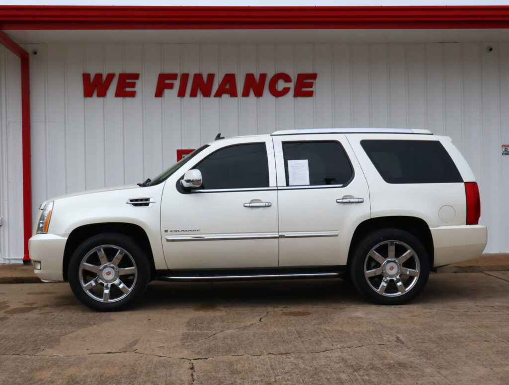 2008 WHITE CADILLAC ESCALADE SUV 4-DR