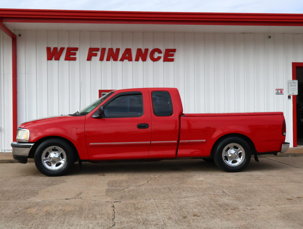 1997 RED FORD F-150 EXT CAB PICKUP 3-DR