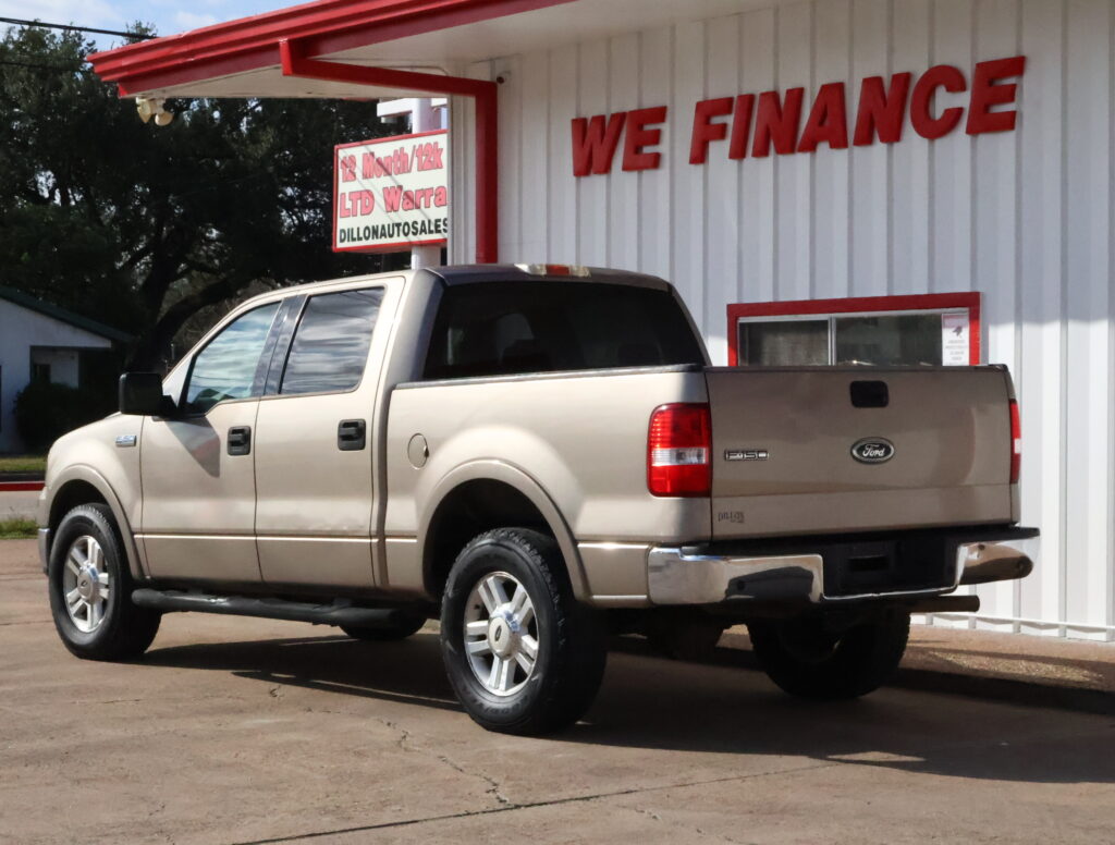 2004 GOLD FORD F-150 CREW CAB PICKUP 4-DR