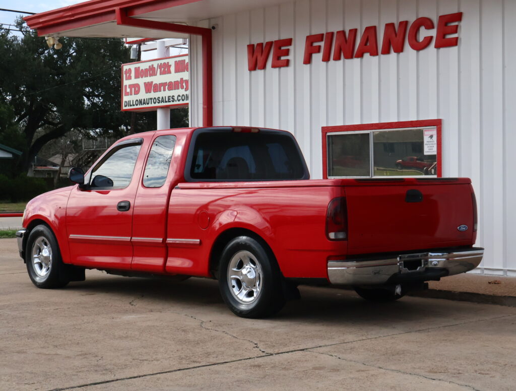 1997 RED FORD F-150 EXT CAB PICKUP 3-DR