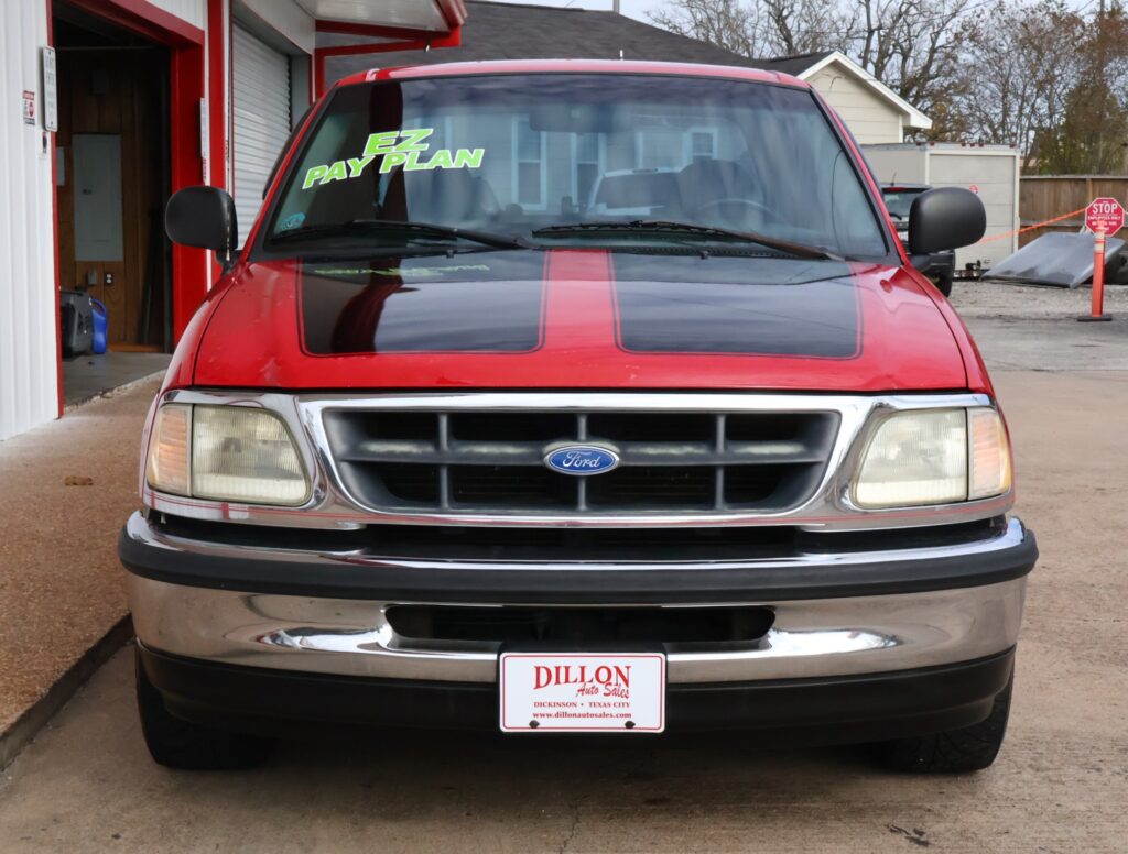 1997 RED FORD F-150 EXT CAB PICKUP 3-DR