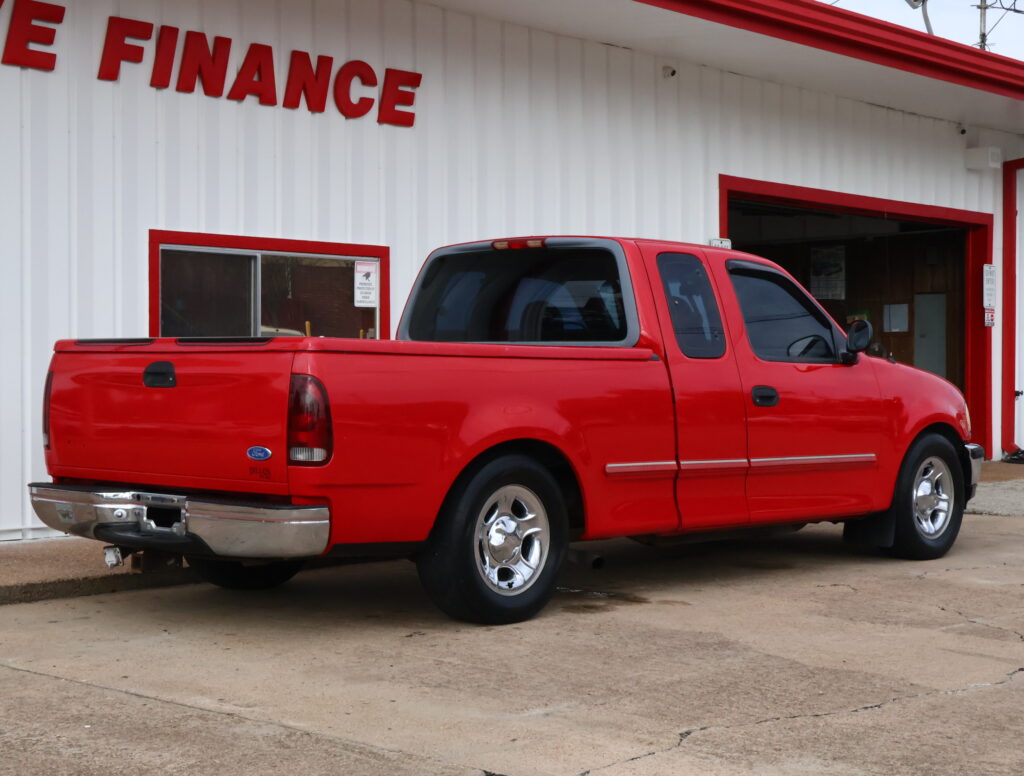 1997 RED FORD F-150 EXT CAB PICKUP 3-DR