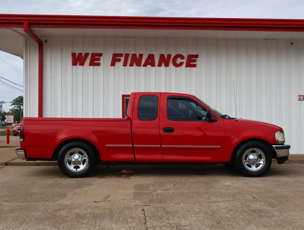 1997 RED FORD F-150 EXT CAB PICKUP 3-DR