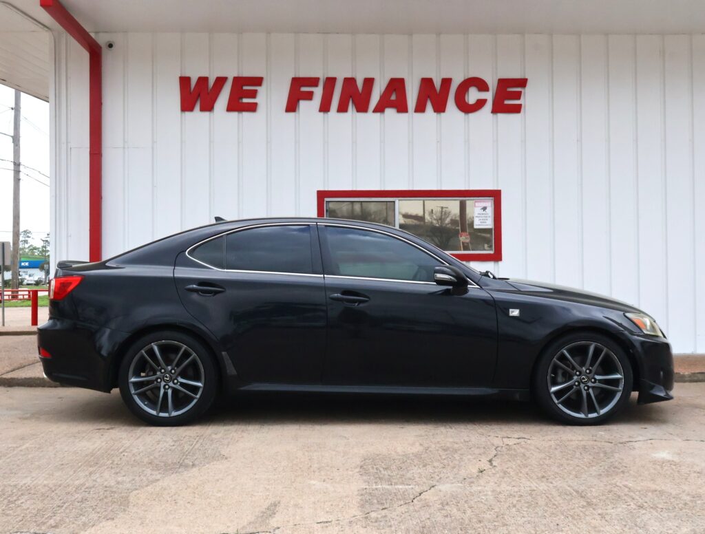 2012 BLACK LEXUS IS SEDAN 4-DR