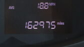 Dashboard display showing average speed: 188.0 MPH on a dark instrument panel