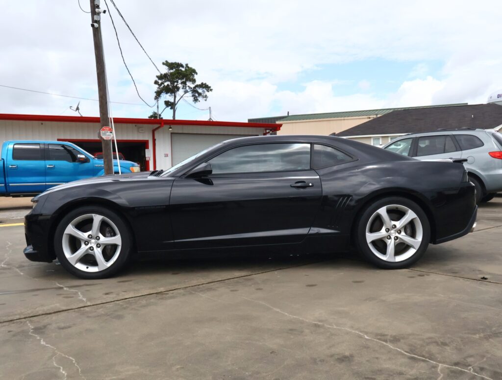 2014 BLACK CHEVROLET CAMARO COUPE 2-DR