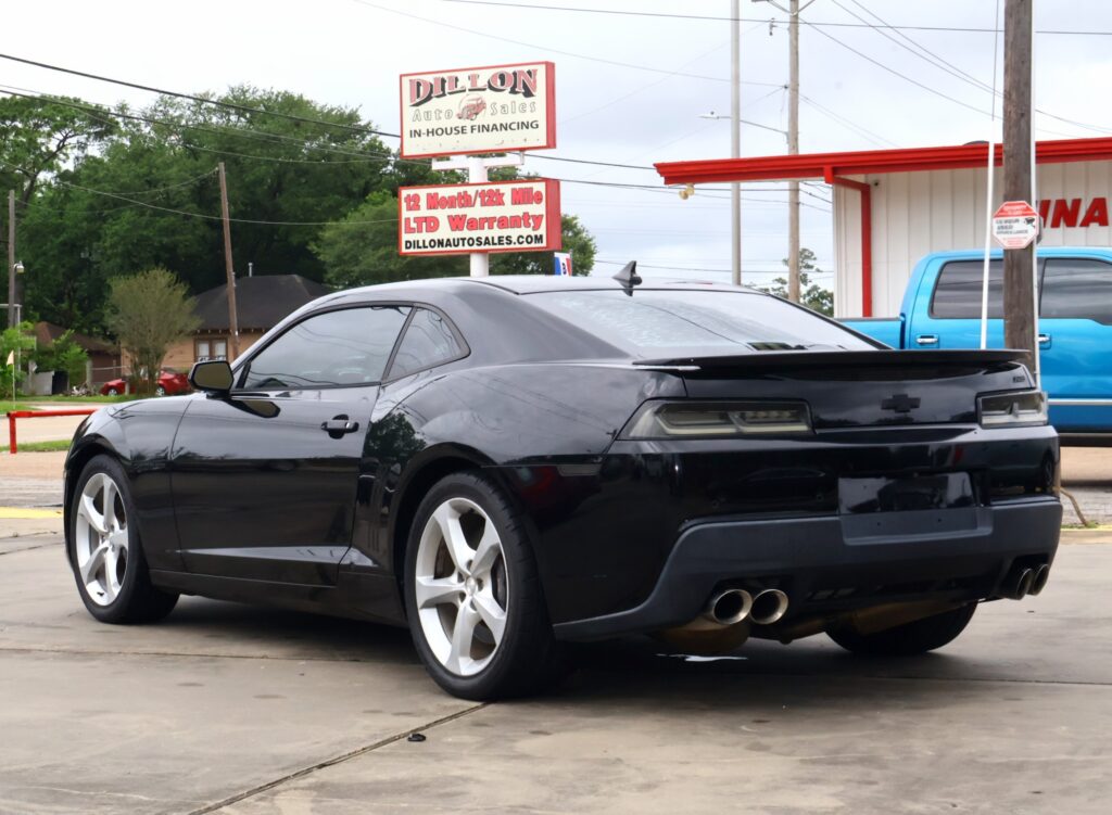 2014 BLACK CHEVROLET CAMARO COUPE 2-DR