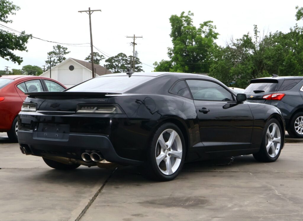 2014 BLACK CHEVROLET CAMARO COUPE 2-DR