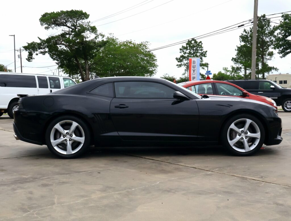2014 BLACK CHEVROLET CAMARO COUPE 2-DR