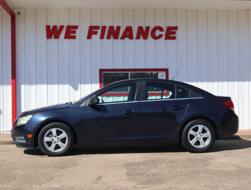 2014 BLUE CHEVROLET CRUZE SEDAN 4-DR